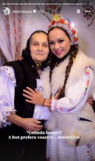 Vlăduța Lupău este în doliu! Bunica ei a murit: „Mami bună, te-ai dus la Dumnezeu”. Bătrâna era cunoscută și respectată în Maramureș