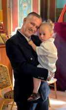 Laurentiu Reghecampf și Corina Caciuc și-au botezat fiul cel mic. Landon Abram are deja doi ani. A fost o petrecere în cadru restrâns