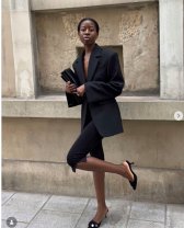 Pantaloni Capri: All Black