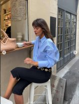 Pantaloni Capri și dungile 