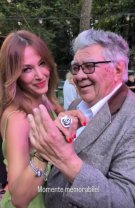 Imagine rară cu tatăl Ancăi Țurcașiu. Cum arată la 89 de ani. Au mers împreună la un eveniment