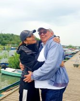 Imagine rară cu tatăl Ancăi Țurcașiu. Cum arată la 89 de ani. Actrița are o relație specială cu tatăl ei