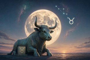 Taur cu ascendent în Taur în funcție de plasarea Lunii