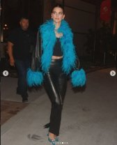 Kendall Jenner Street Style: Sare și piper