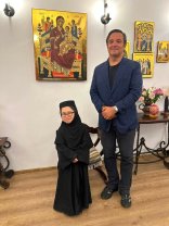 Daniel Buzdugan, impresionat de Maica Olimpiada de la Mănăstirea Copou: „Mărunțică în fața oamenilor, dar foarte mare în fața lui Dumnezeu”. Le-a povestit prietenilor din online experiența
