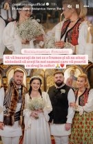 Oana Tomoiagă a fost nașă de cununie la nunta unor colegi de breaslă. Ținuta aleasă de artistă a impresionat pe toată lumea. Are o relație specială de prietenie cu mirii