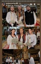 Oana Tomoiagă a fost nașă de cununie la nunta unor colegi de breaslă. Ținuta aleasă de artistă a impresionat pe toată lumea. Mirii au avut două perechi de nași