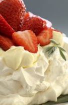 Prăjitură Pavlova cu lămâie