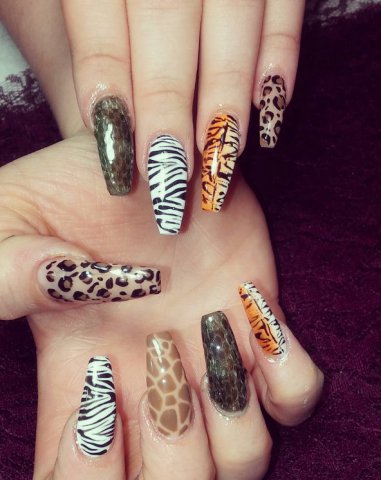 Unghiile animal print @ nailsby.rose