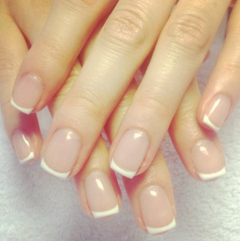 French manicure @rossanasnaglar