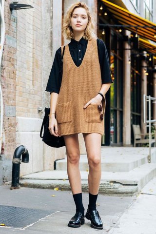 Rochia pulover model slip dress @Learn Magic Fast
