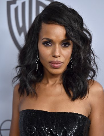 Kerry Washington a optat pentru brunet cu influențe șatene