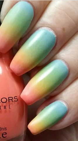 Ombre pastel