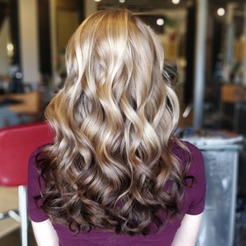 Reverse balayage miere