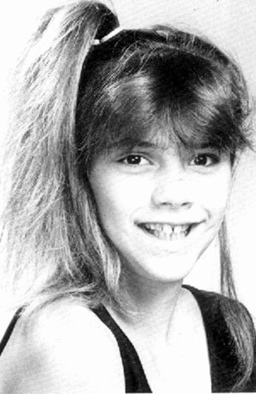 Victoria Beckham la 12 ani