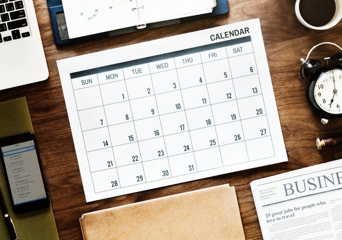 Un calendar neconform cu data actuală