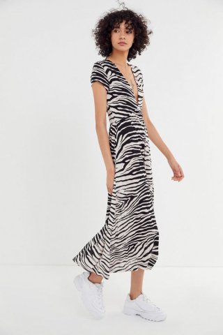 Rochie cu printuri tip zebră