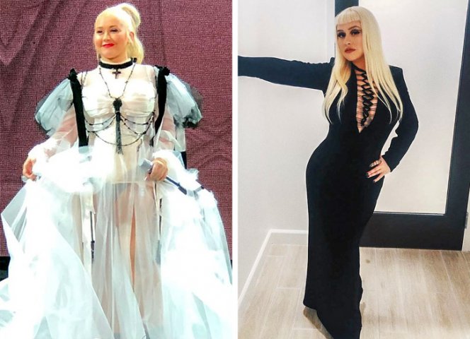 Christina Aguilera vrea să se simtă bine în pielea ei