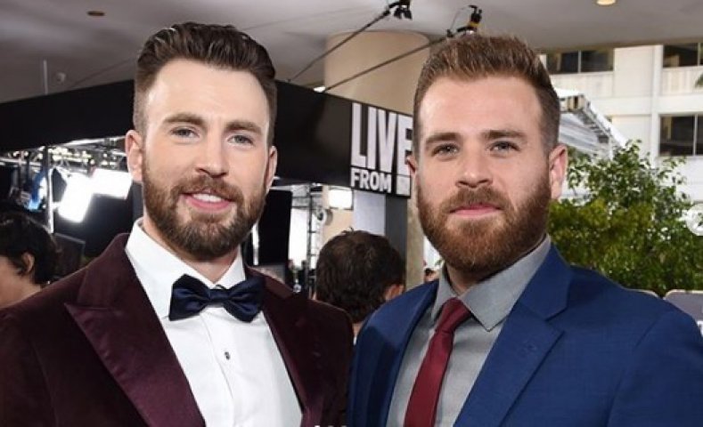 Chris Evans și fratele lui, Scott