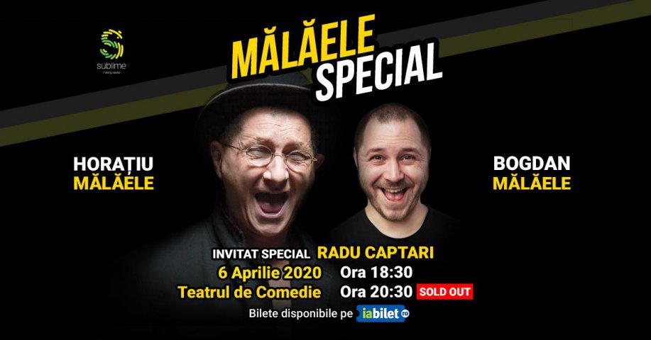 "Ediție specială", spectacolul care îi aduce pe aceeași scenă pe Bogdan și Horațiu Mălăele