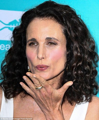 Andie MacDowell la 62 de ani