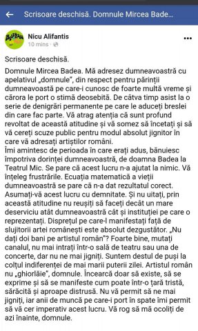 Replica lui Mircea Badea nu a întârziat să apară