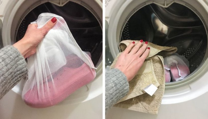 Protejează-ți pantofii în mașina de spălat