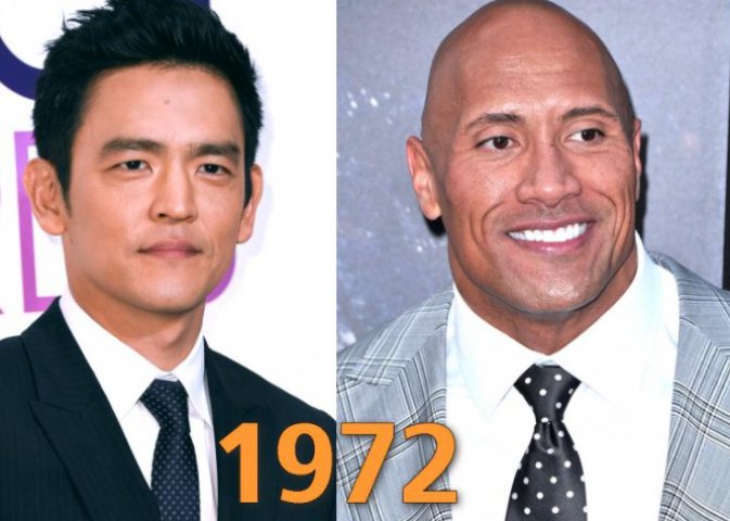 John Cho și Dwayne Johnson