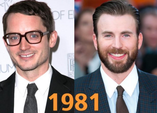 Elijah Wood și Chris Evans