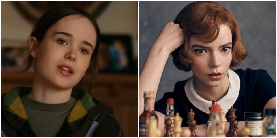 Elliot Page vs Anya Taylor-Joy în "Queen's Gambit"