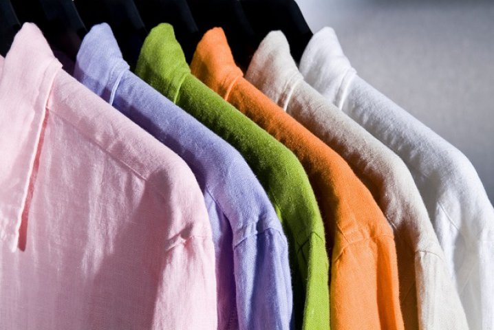 10. Călcăm hainele de in când sunt uscate