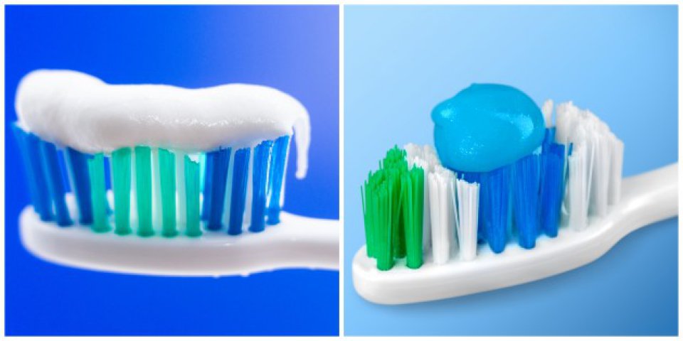 3. Reclamele ne fac să folosim mai multă pastă de dinți decât este necesar.