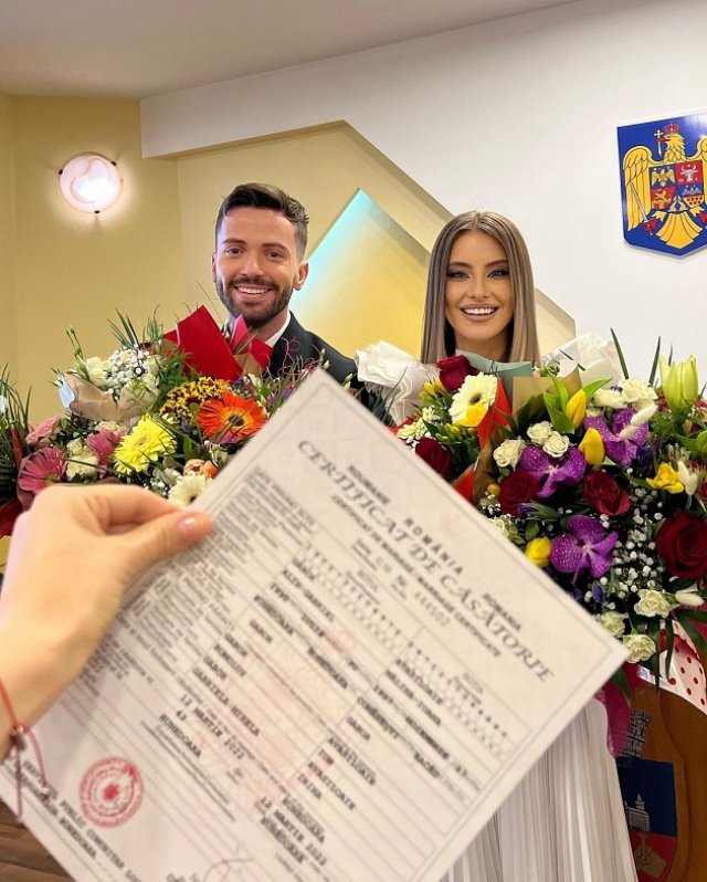 Cununia civilă a avut loc foarte repede