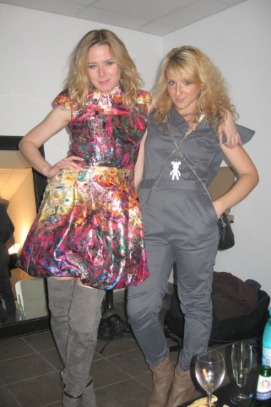 Roisin Murphy (cantareata) si Corina Vladescu (designer)