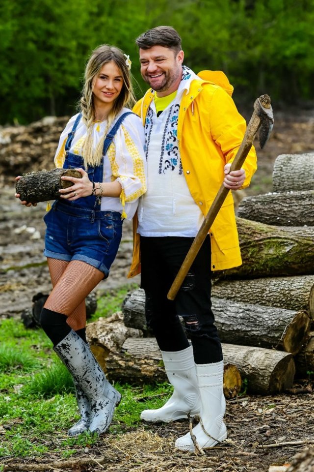 Actorul își iubește nespus soția