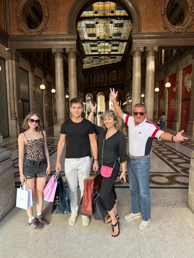 Irina Columbeanu a avut parte de o vacanță lungă în Europa