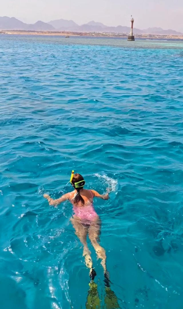 Monica Bîrlădeanu a făcut cursuri de scuba diving în Egipt