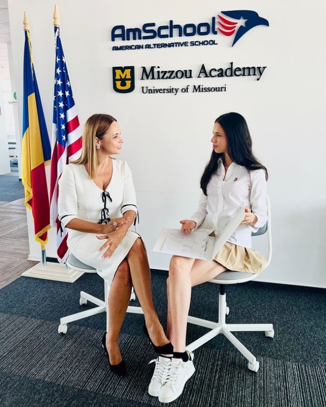 Andreea Marin a studiat și ea în Statele Unite ale Americii
