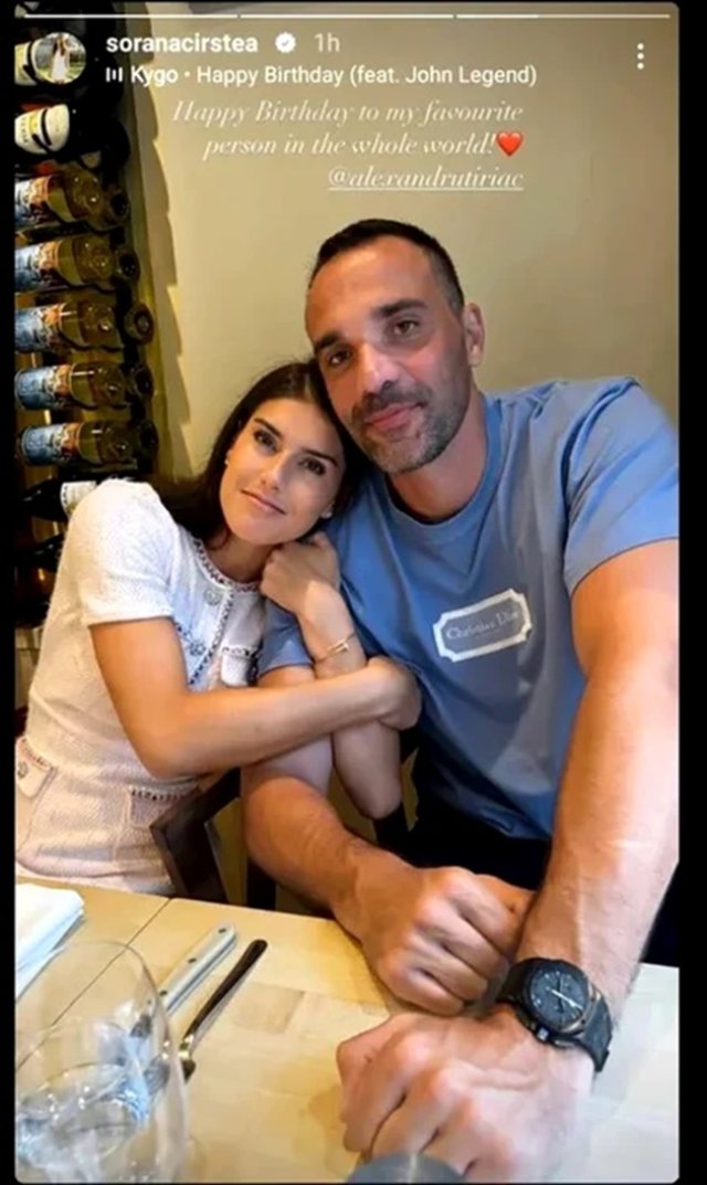 Sorana Cîrstea a publicat o fotografie de cuplu cu ea și Alexandru Ion Țiriac, de ziua lui de naștere