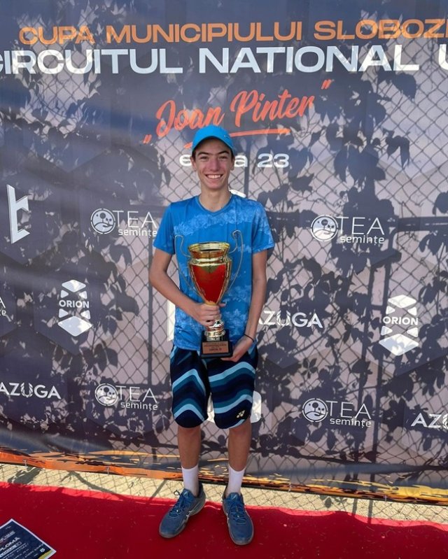 Fiul lui Dan Capatos este campion național la tenis