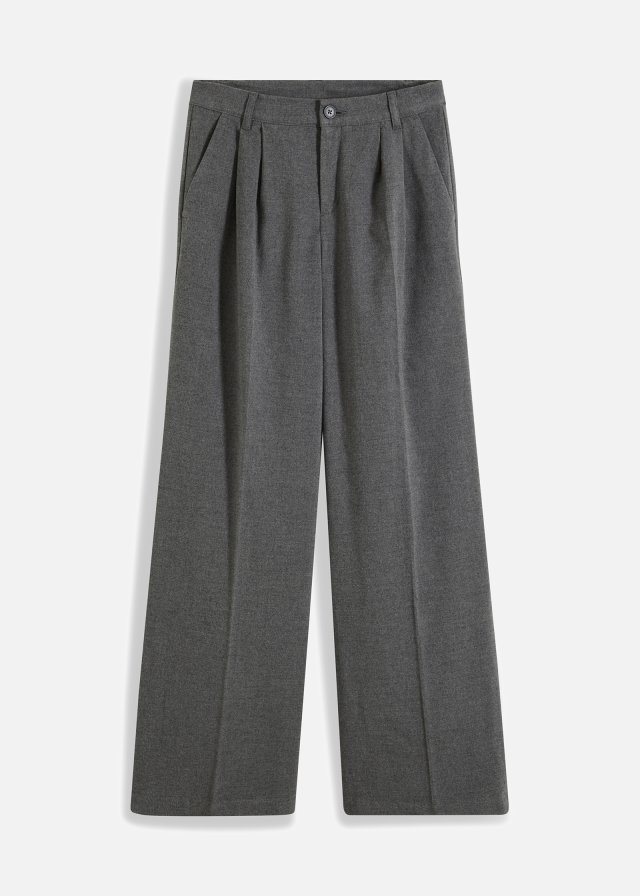 Pantaloni largi cu pense
