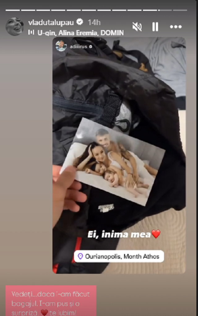 Soțul Vlăduței Lupău a plecat de acasă înainte de aniversarea de cinci ani. Uite ce surpriză îl așteaptă în bagaj!