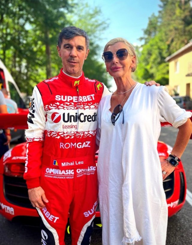 Mihai Leu s-a îndrăgostit la prima vedere de soția lui, Anna, care este italiancă