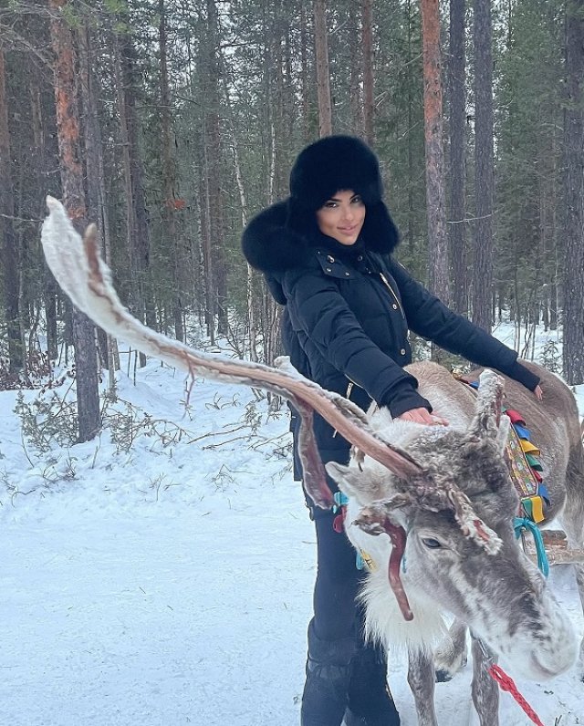 Lavinia Pîrva a fost în vacanță în Laponia numai cu fiul ei, Alexandru