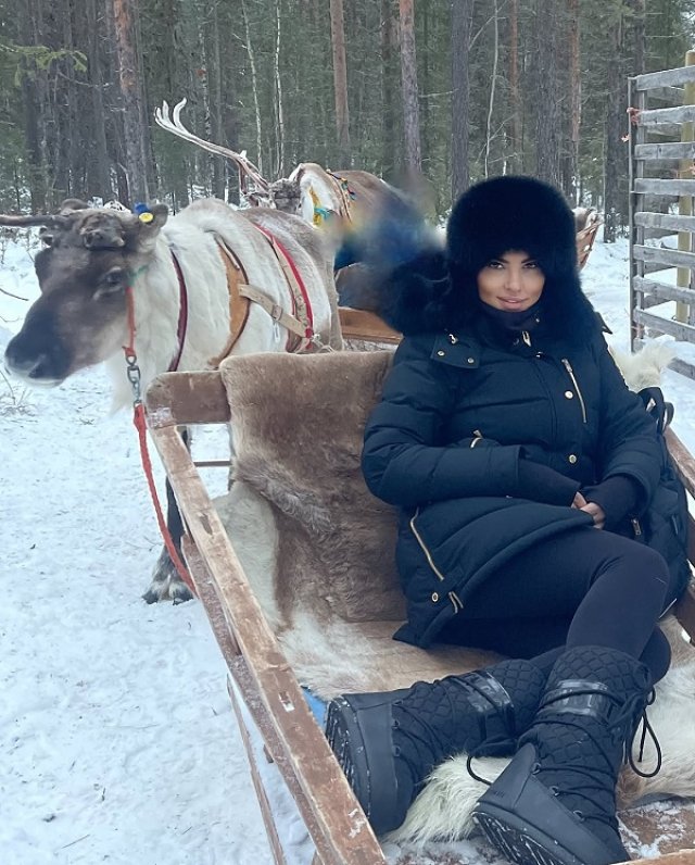 Lavinia Pîrva a fost într-o vacanță de vis în Laponia numai cu fiul ei