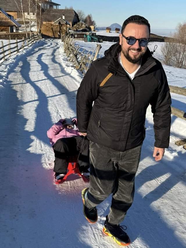 Tradiția de suflet a lui Cătălin Măruță la fiecare început de an, se bucură de timpul petrecut în familie