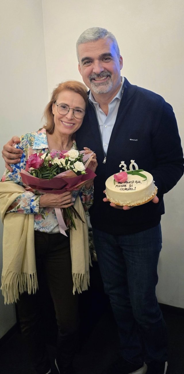 Anunțul lui Aurelian Temișan după 30 de ani de relație cu Monica Davidescu, sunt împreună din 1995