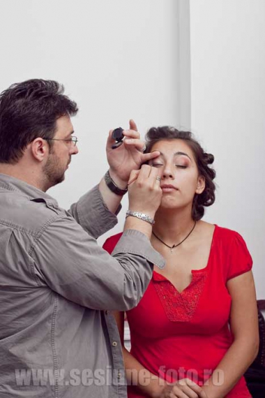 Emilia si Marian Tanase (make-up artist)