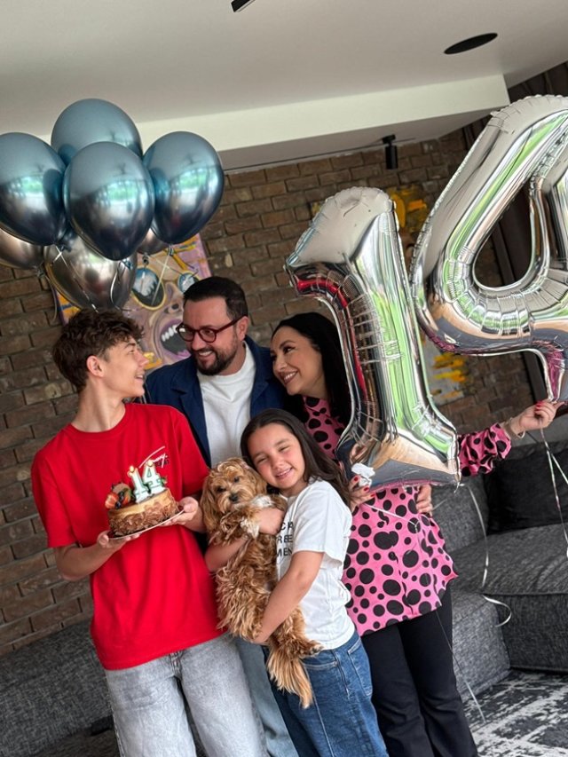 David Măruță a împlinit 14 ani. Ce scrisoare emoționantă i-a transmis tatăl lui. A fost sărbătorit de familie și prieteni