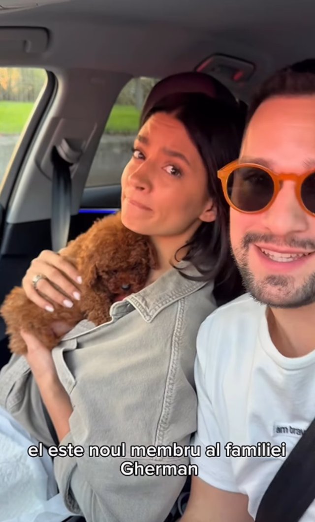 "Noul membru al familiei". Vlad Gherman și Oana Moșneagu au făcut pasul cel mare. Cum și-au surprins apropiații în ziua în care tatăl actorului a împlinit 63 de ani